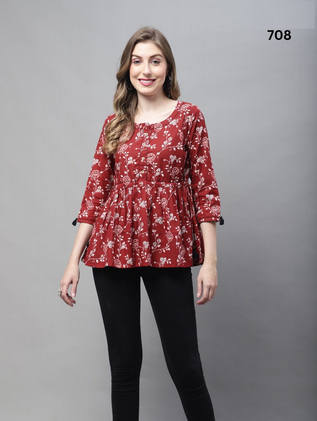 Muskan 701 Western Wear Ladies Top Catalof
